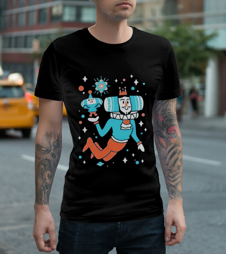 Space Dad Cool Katamari Prince Cosmic Adventure T-Shirt
