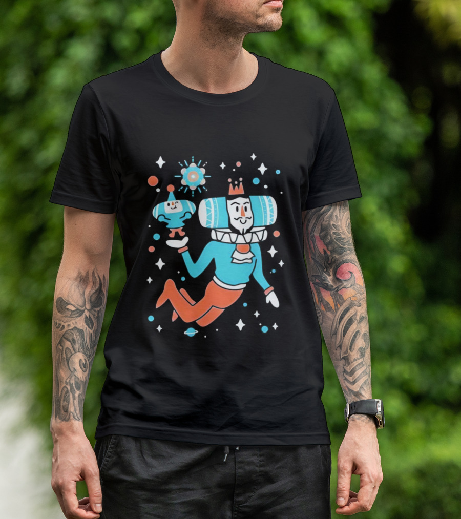 Space Dad Cool Katamari Prince Cosmic Adventure T-Shirt