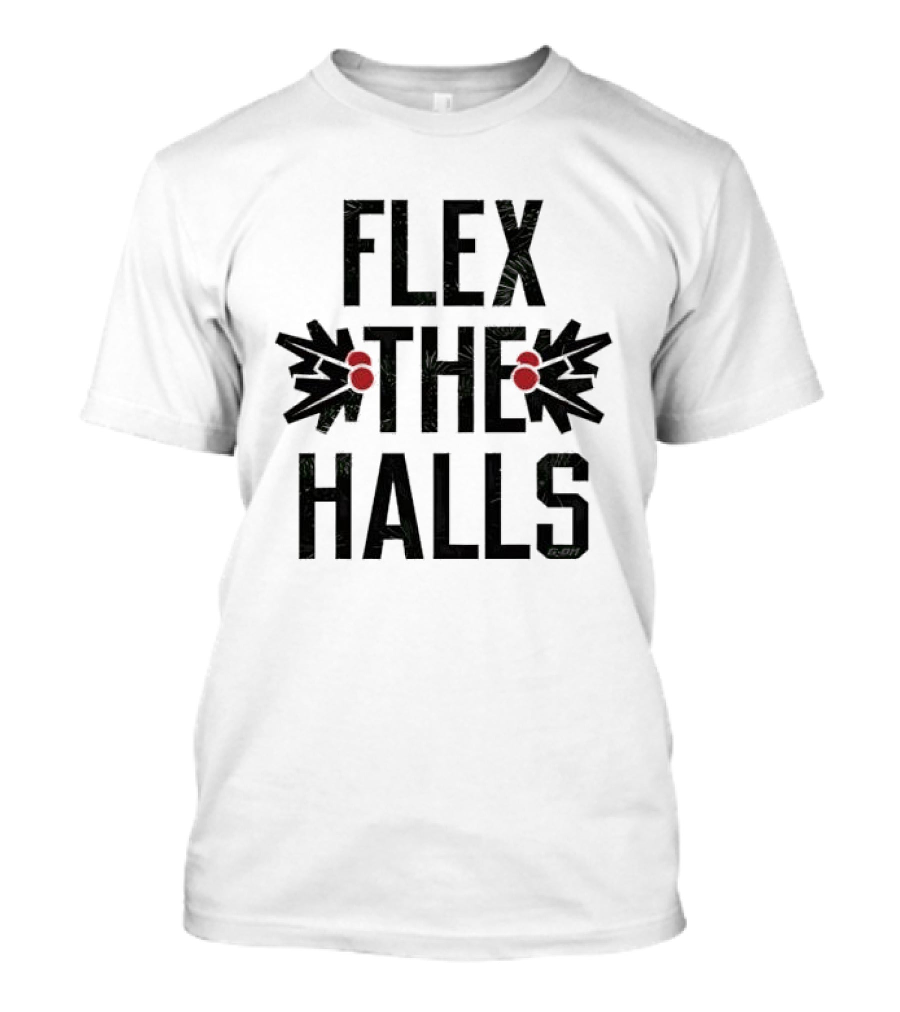 Flex The Halls Boxing Gloves Holiday Fun T-Shirt