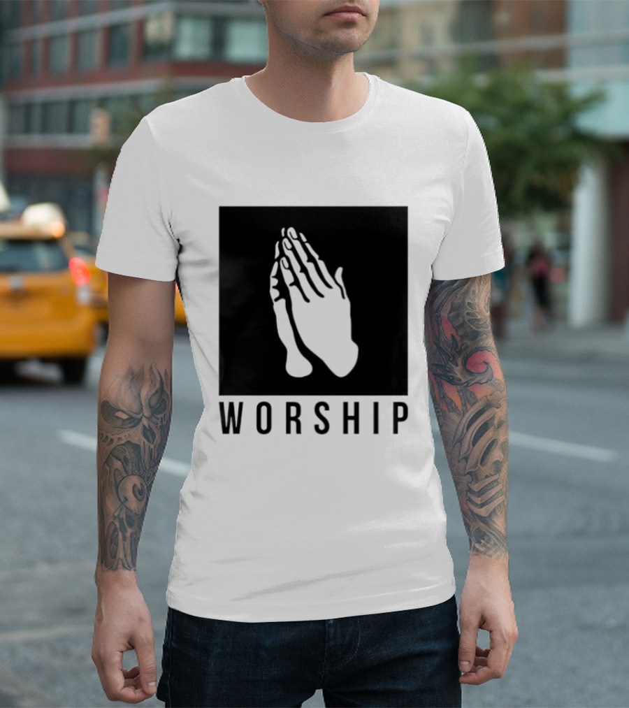 Pray Hands Worship T-Shirt