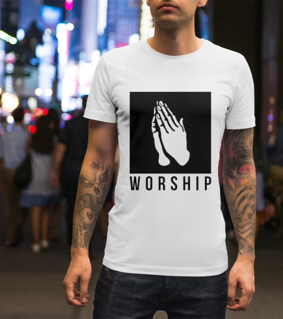 Pray Hands Worship T-Shirt