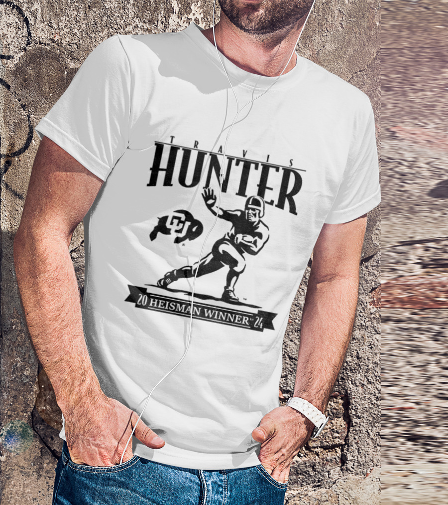 Travis Hunter Colorado 2024 Heisman Trophy Contender Buffs Football T-Shirt