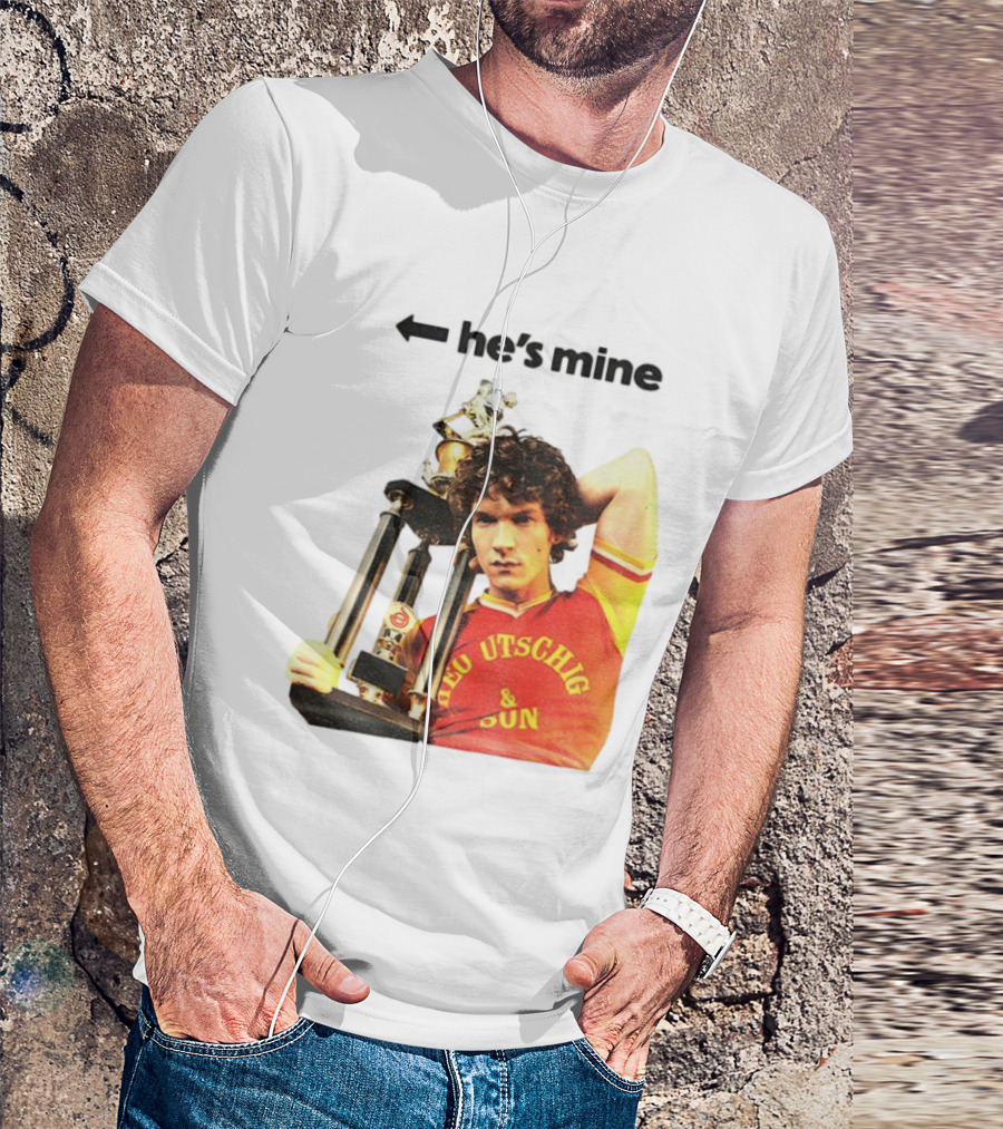 He's Mine Retro Trophy Winner Theo Utschig & Son Heated Rivalry T-Shirt