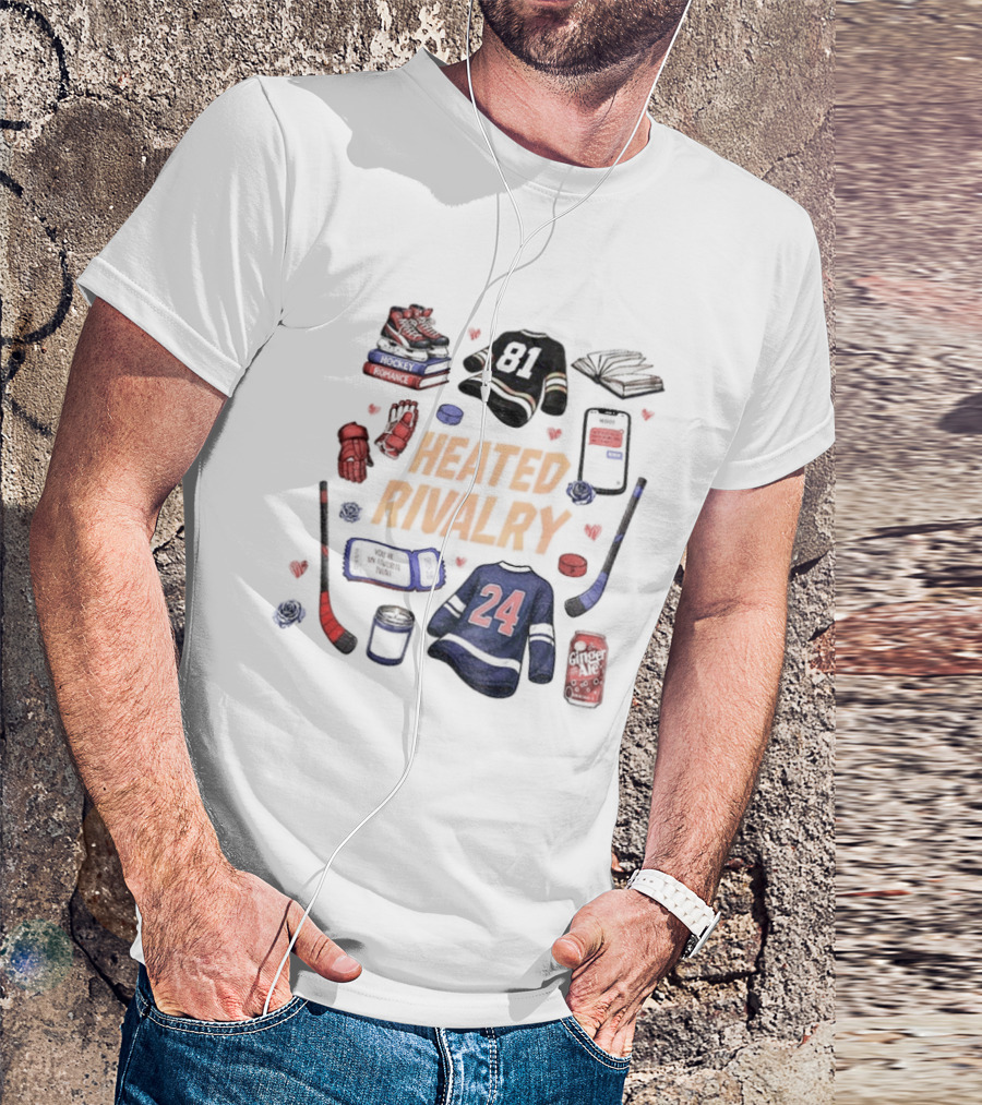 Heated Rivalry Hollander Rozanov 81 24 Romance LGBT Love Hockey T-Shirt