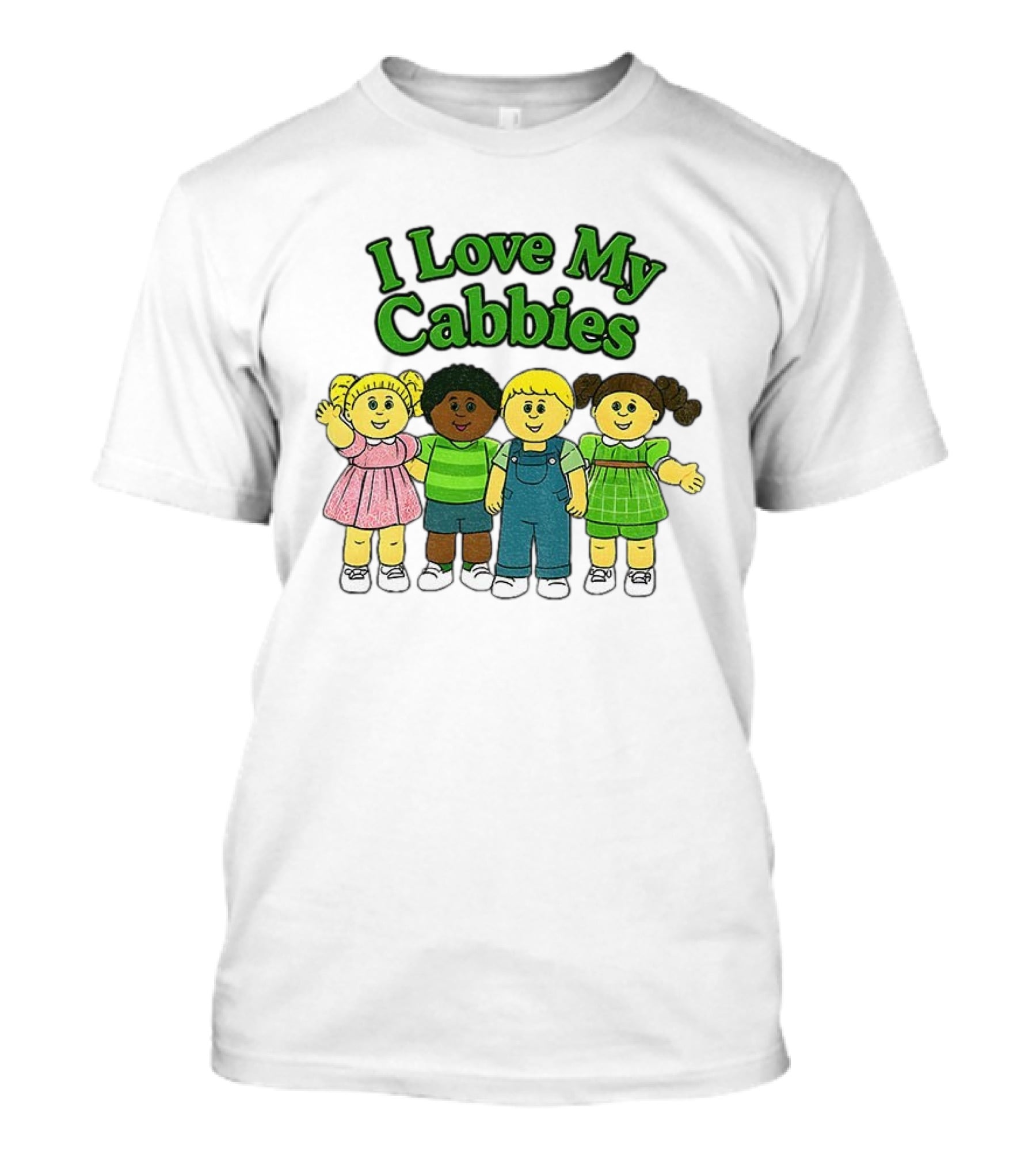 I Love My Cabbies Retro 80s Toy Characters Nostalgia T-Shirt