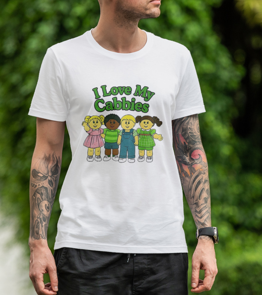 I Love My Cabbies Retro 80s Toy Characters Nostalgia T-Shirt