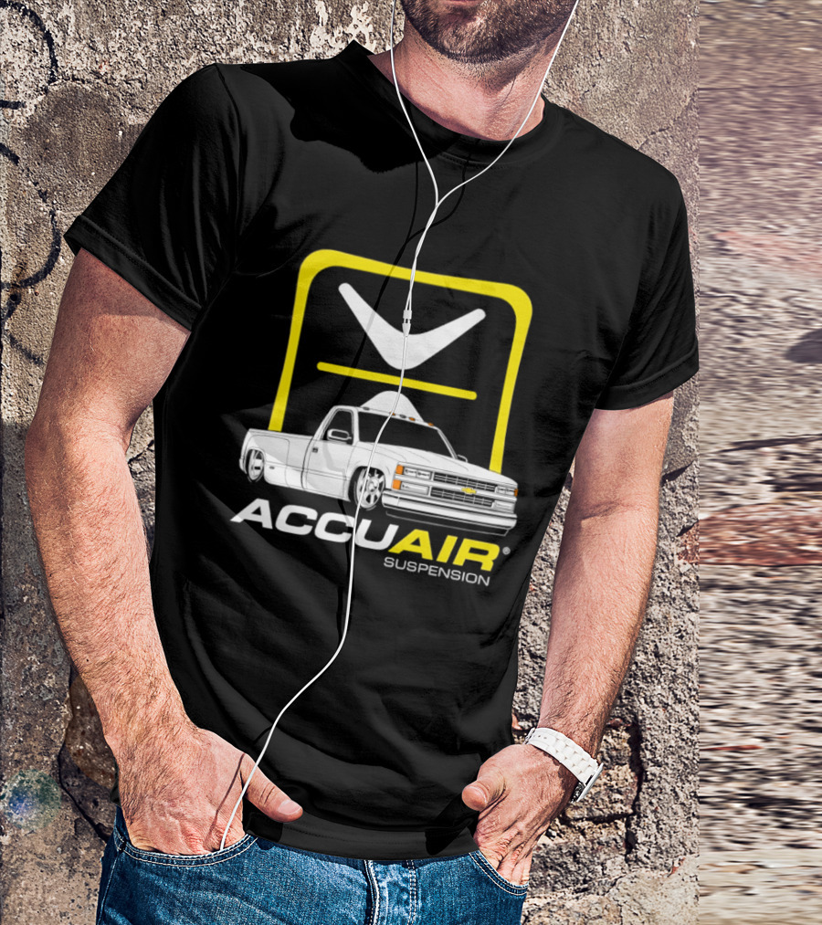 AccuAir Suspension Truck Emblem With Pickup T-Shirt