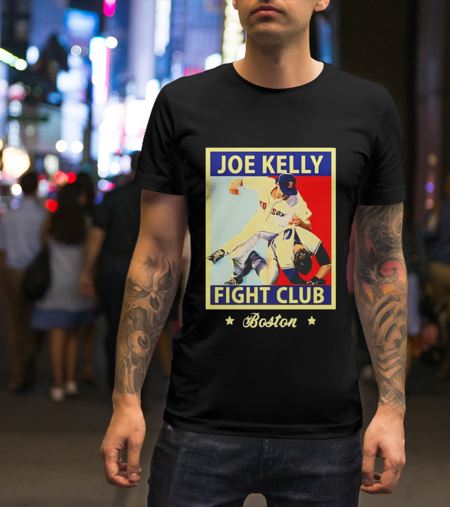 Boston Red Sox Joe Kelly Fight Club Iconic Showdown T-Shirt