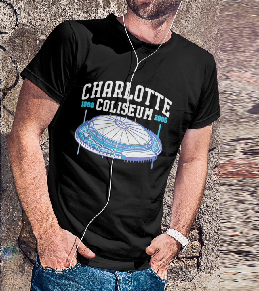 Charlotte Coliseum 1988 2005 Stadium Historic Legacy T-Shirt