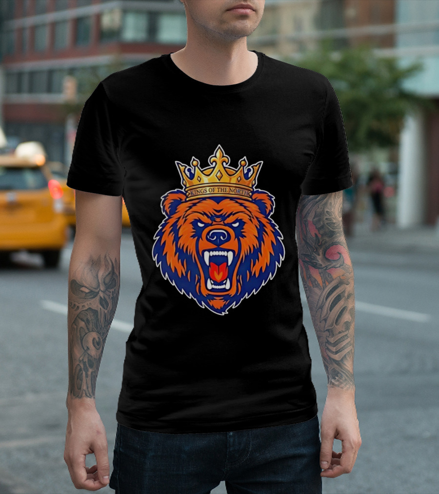 Chicago Bears Kings Of The North Bear Wear The Crown T-Shirt