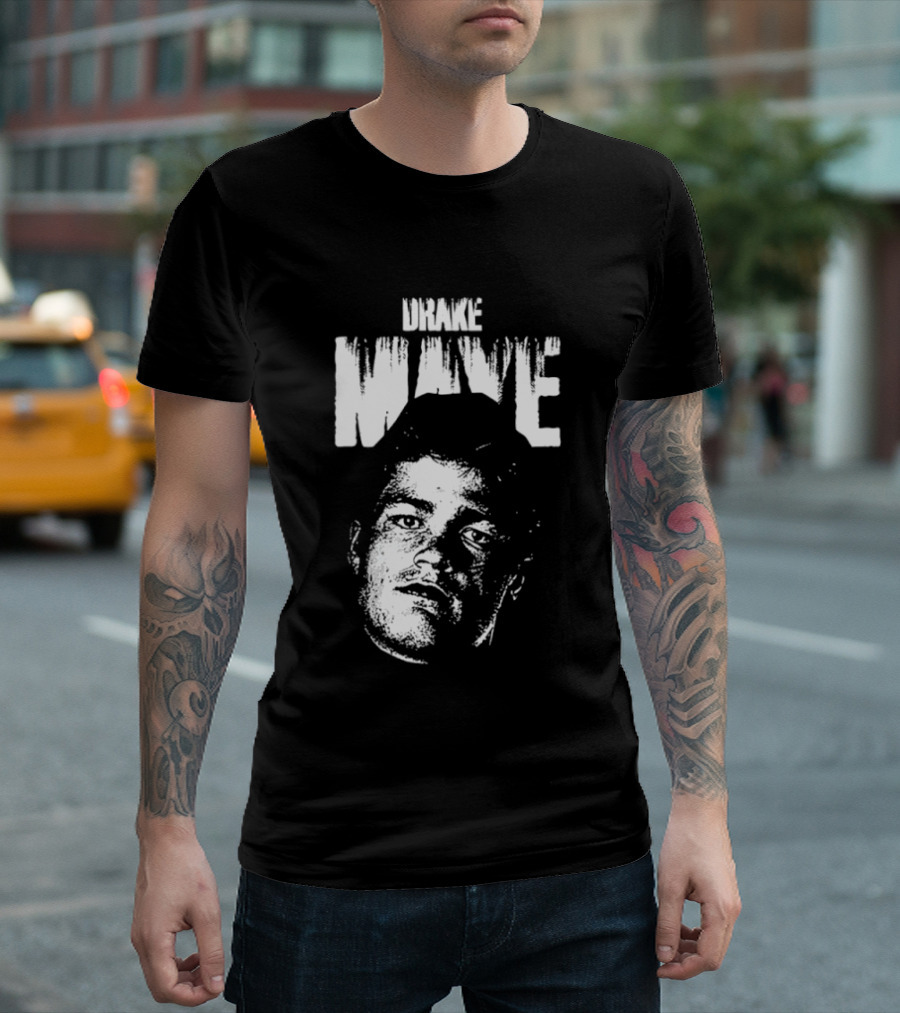 Drake Maye New England Patriots Black White T-Shirt