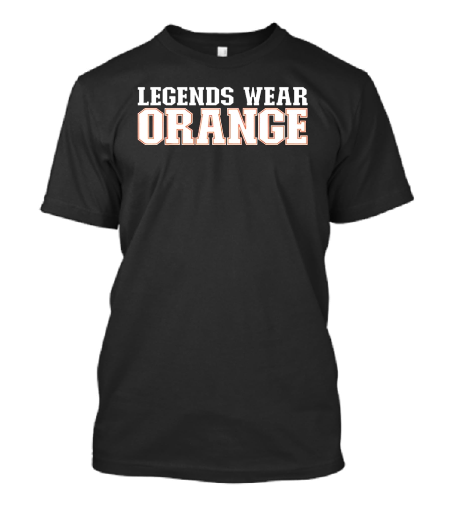 Legends Wear Orange Bold T-Shirt