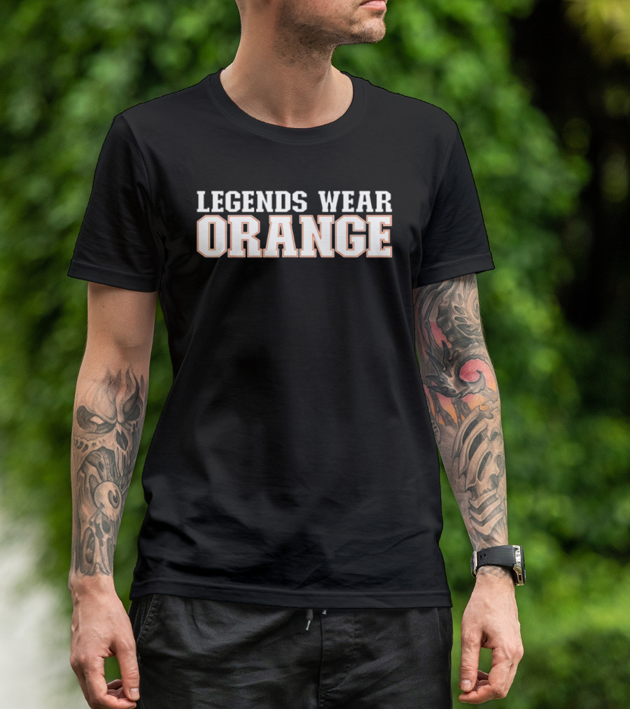 Legends Wear Orange Bold T-Shirt
