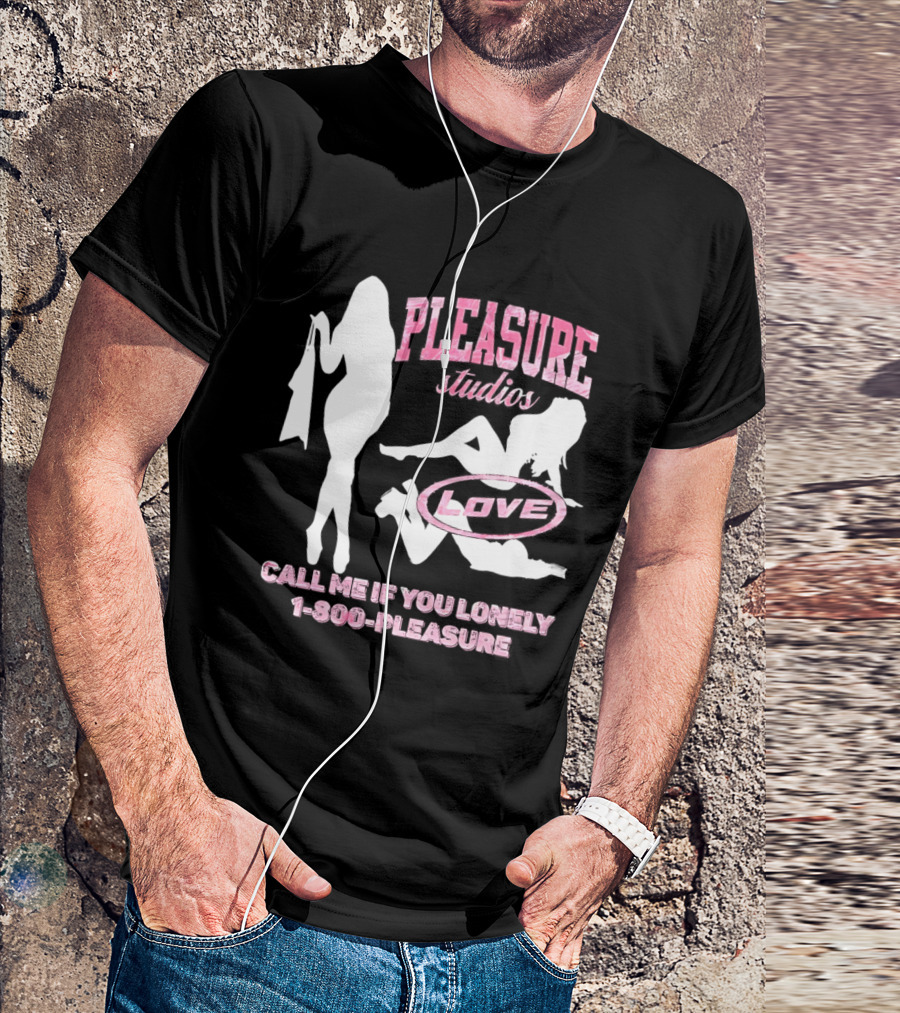 Pleasure Studios 1 800 Pleasure Love Call Me If You Lonely T-Shirt