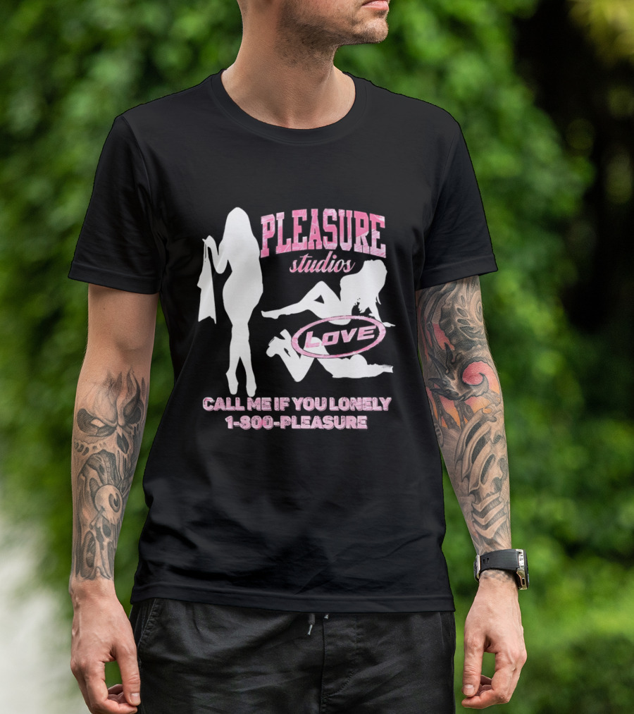 Pleasure Studios 1 800 Pleasure Love Call Me If You Lonely T-Shirt