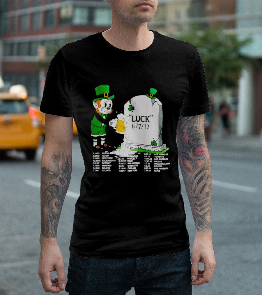 Leprechaun LeBron James Green With Envy Luck St. Patrick's Day 6 7 12 T-Shirt
