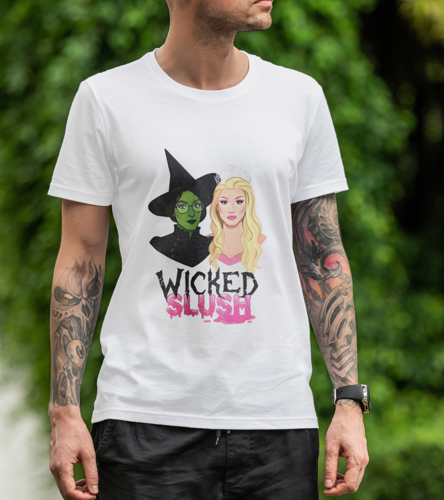 Wicked Slush Elphaba Glinda Disney Noobz T-Shirt