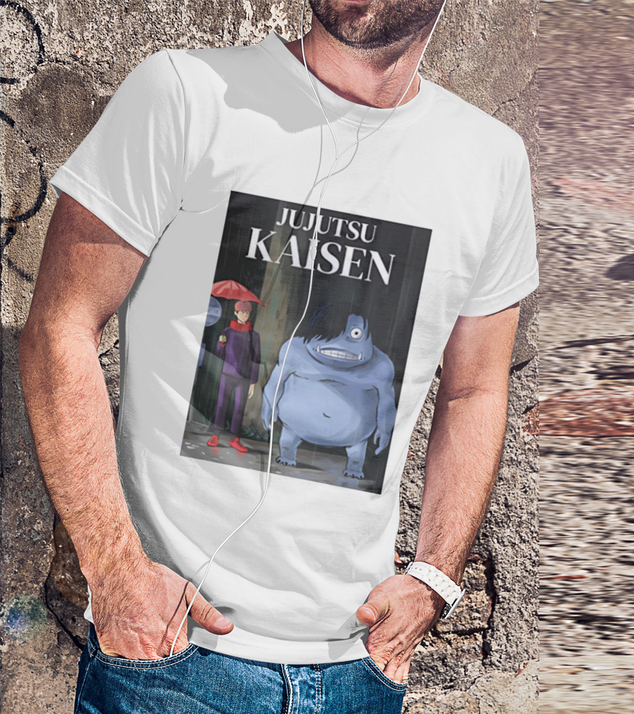 Jujutsu Kaisen Meets Totoro Anime T-Shirt