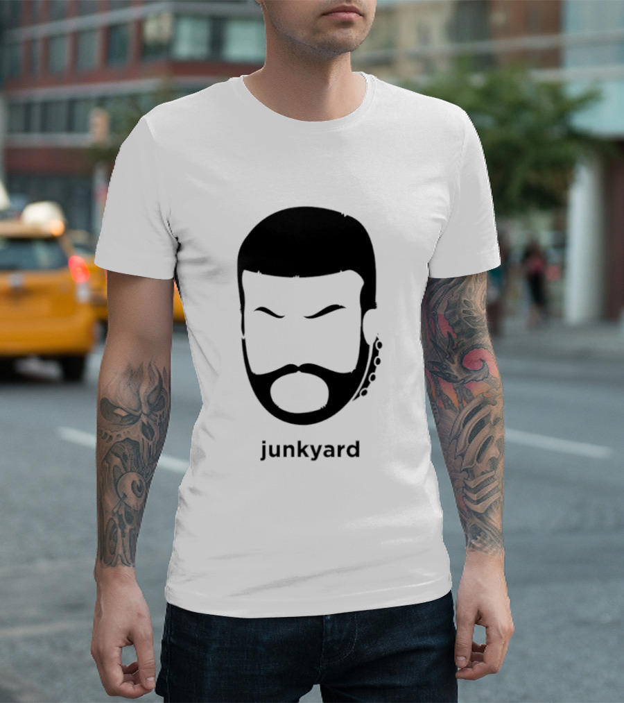 WWF Wrestling Legend Junkyard Dog Big Face Retro Look T-Shirt