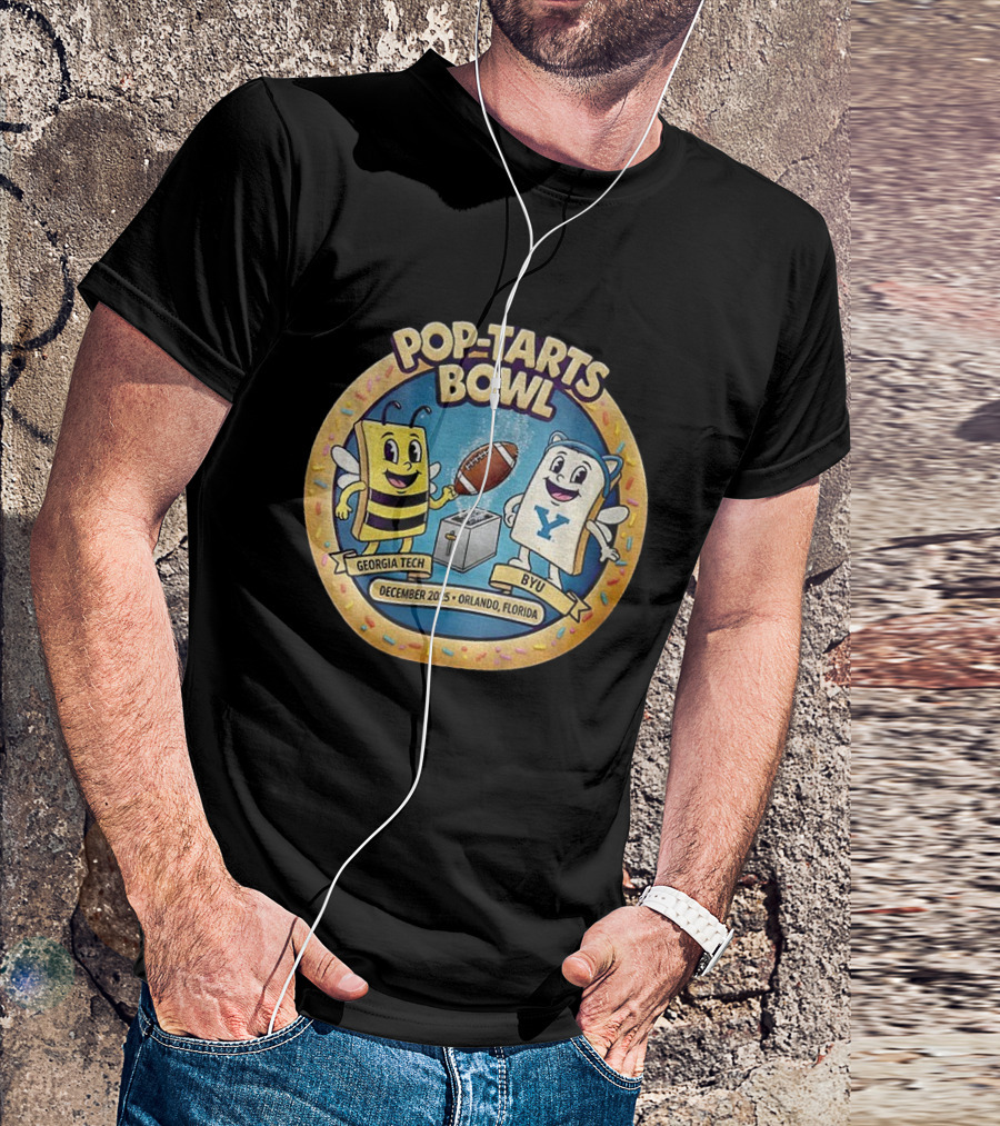 Pop Tarts Bowl Georgia Tech Vs BYU December 2025 Orlando Florida Football Event T-Shirt