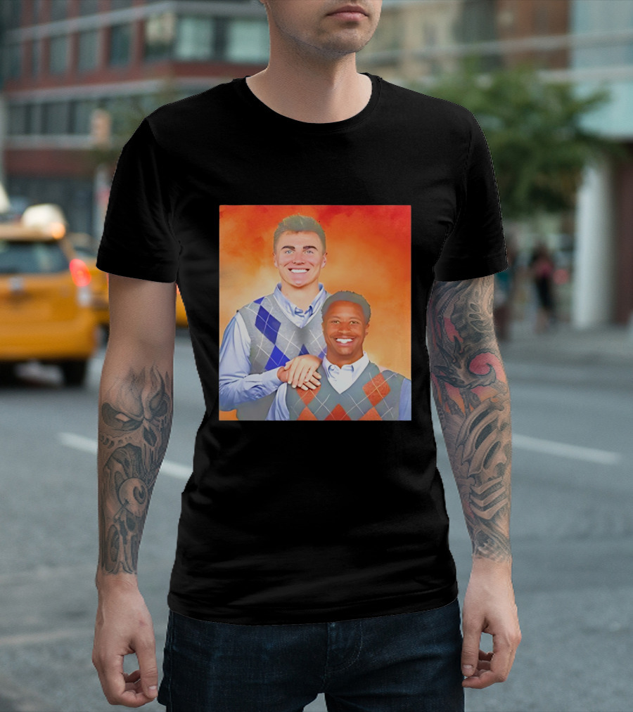 Bo Nix Courtland Sutton Step Brothers Denver Broncos NFL T-Shirt