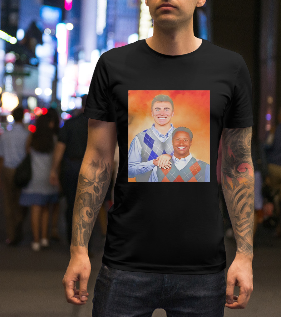 Bo Nix Courtland Sutton Step Brothers Denver Broncos NFL T-Shirt