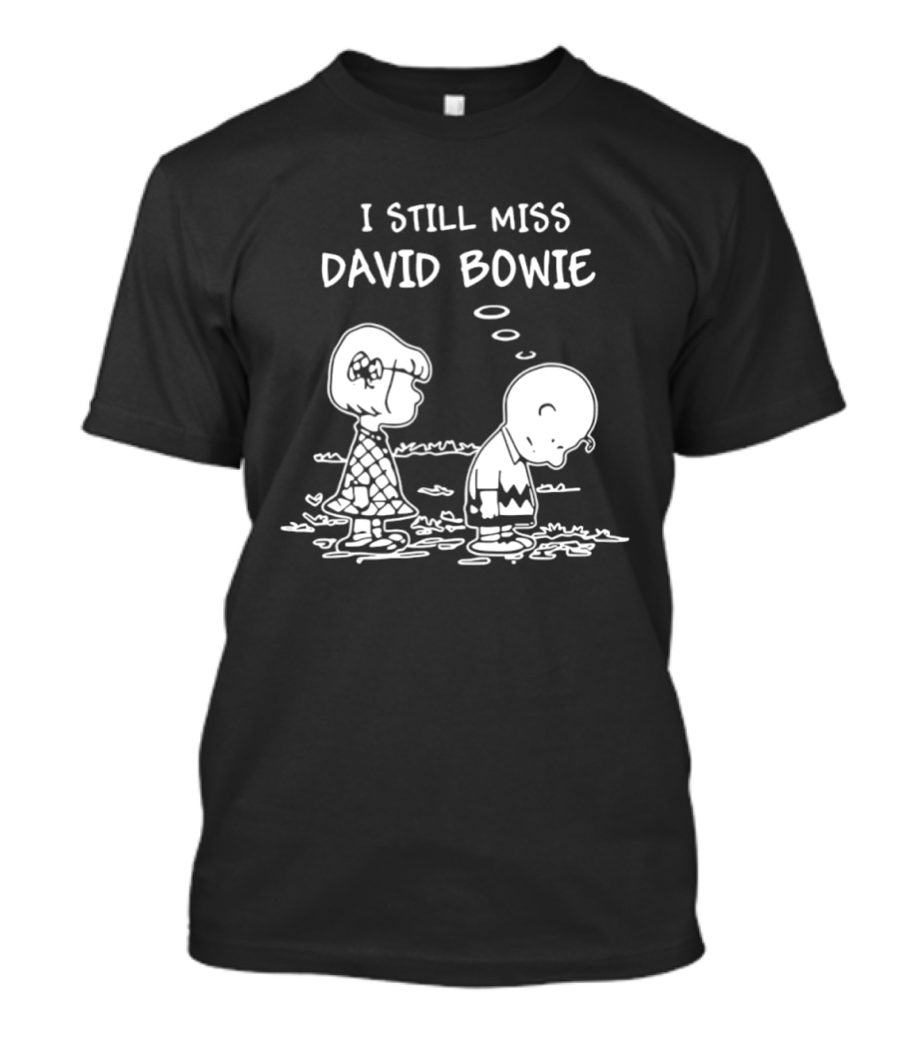 Charlie Brown I Still Miss David Bowie Peanuts Snoopy Nostalgia T-Shirt