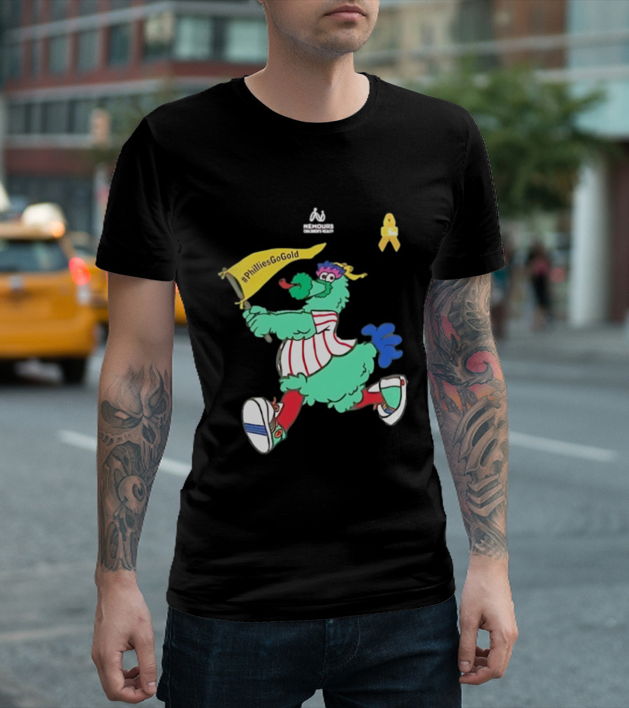 Nemours Childhood Partnership With Philadelphia Phillies #PhilliesGoGold T-Shirt