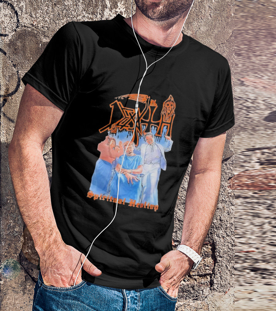 Death Spiritual Healing Album Cover Artwork By Ed Repka T-Shirt