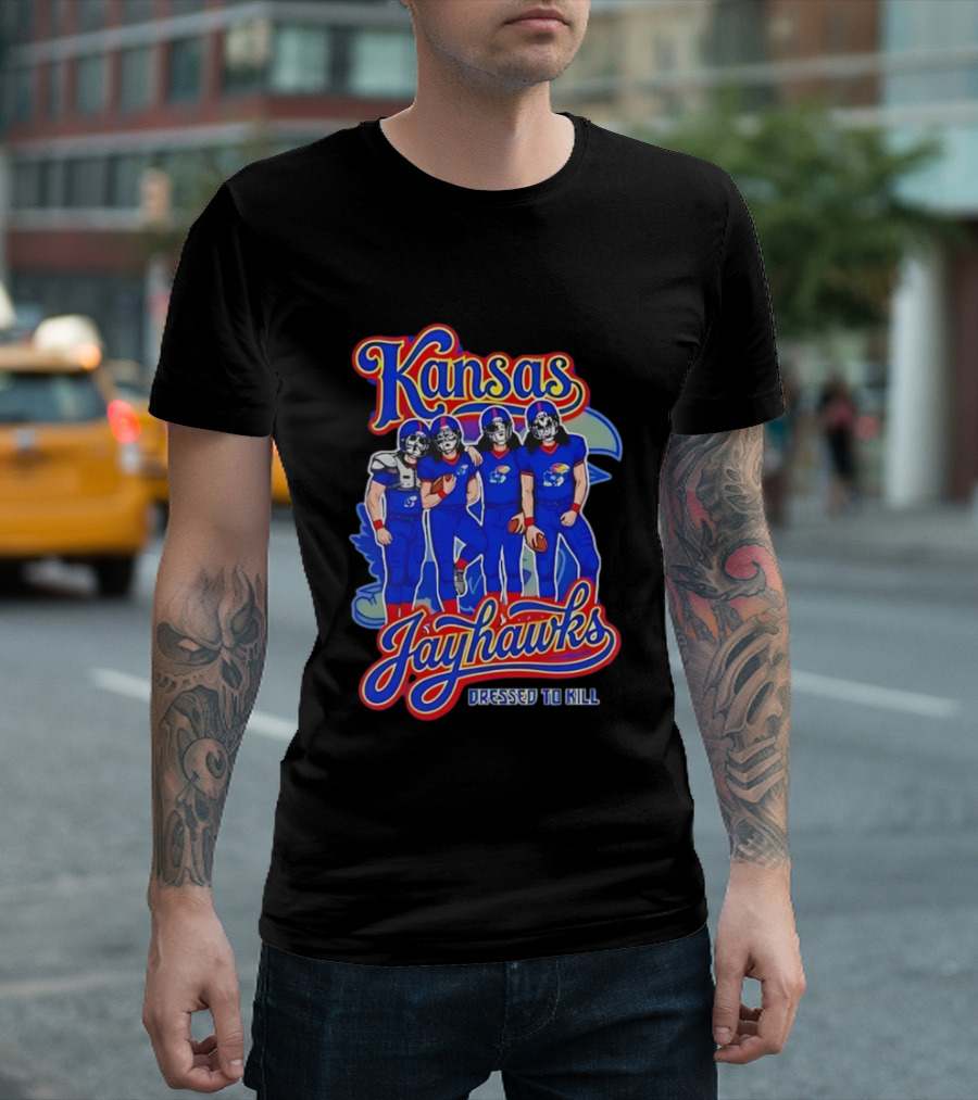 Kansas Jayhawks Dressed To Kill Football Players T-Shirt