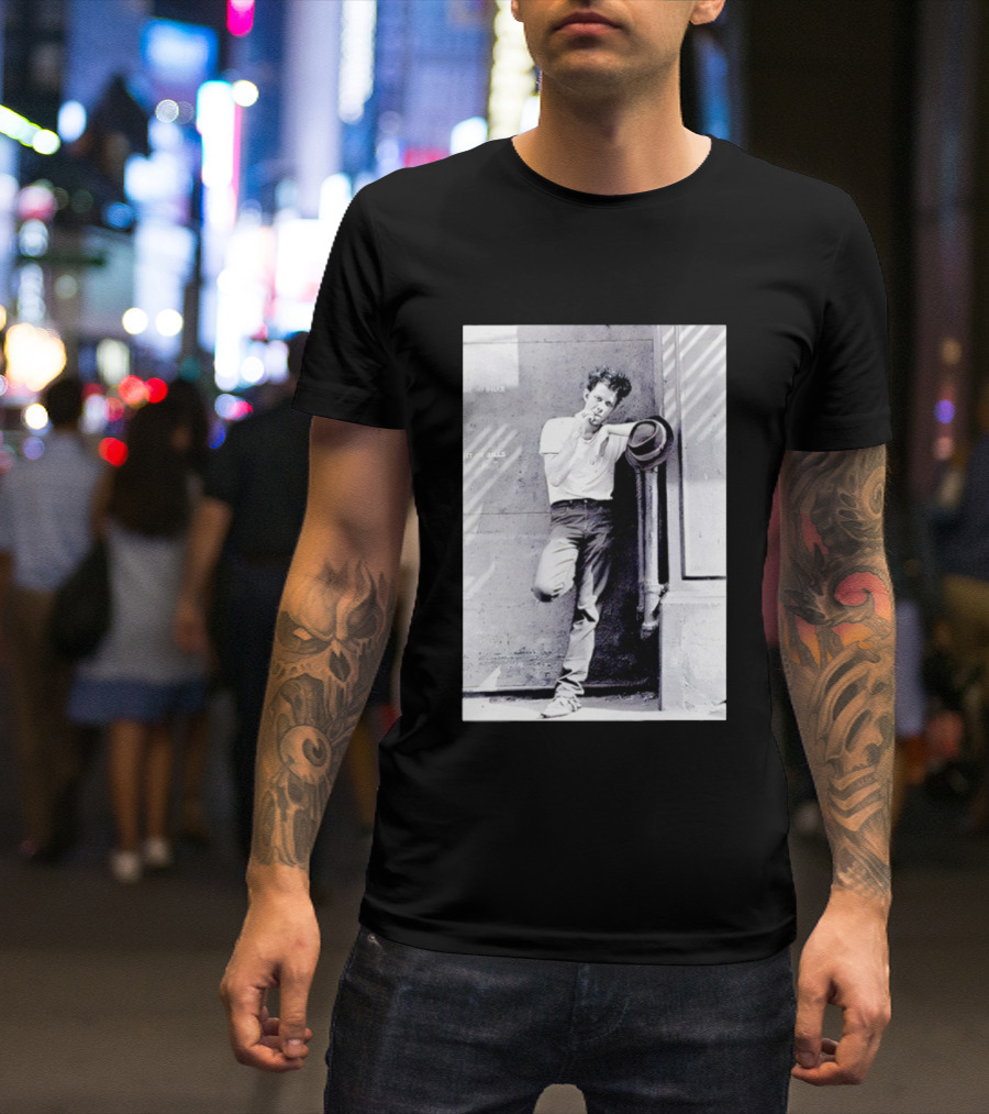 Robin Buckley Tom Waits Smoking Pose T-Shirt