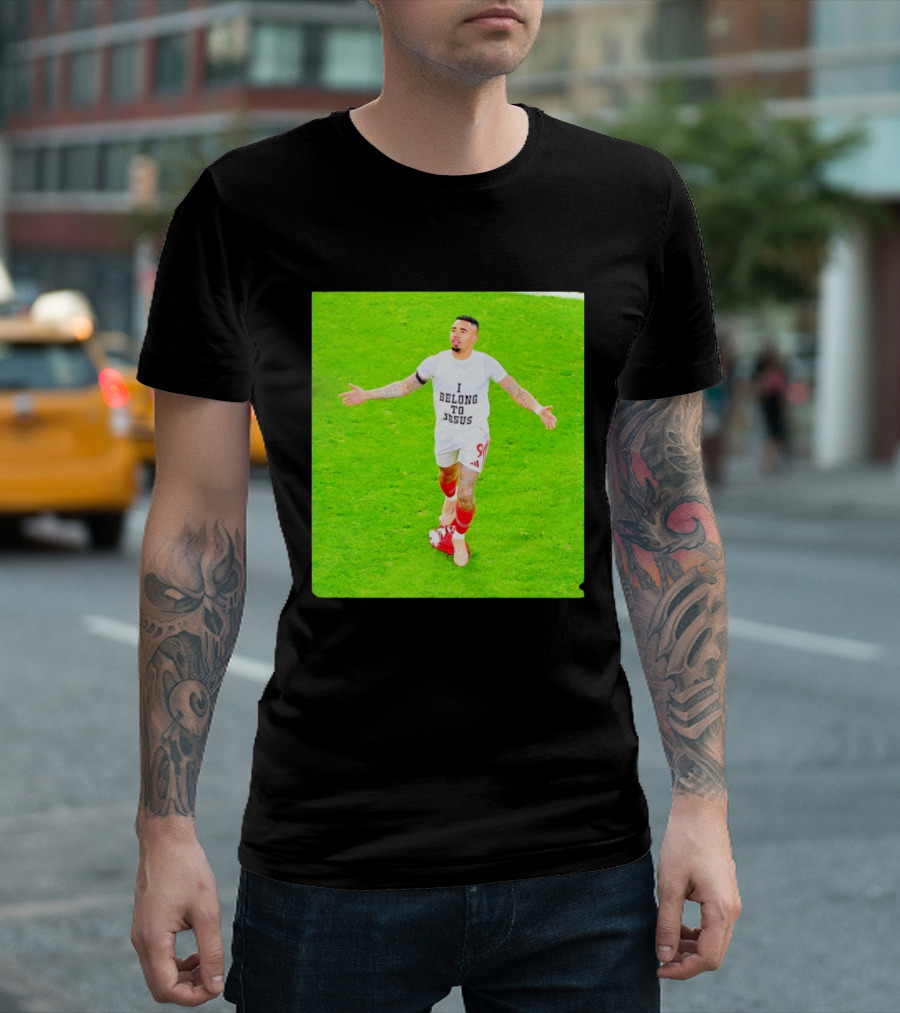 Gabriel Jesus I Belong To Jesus Arsenal FC T-Shirt