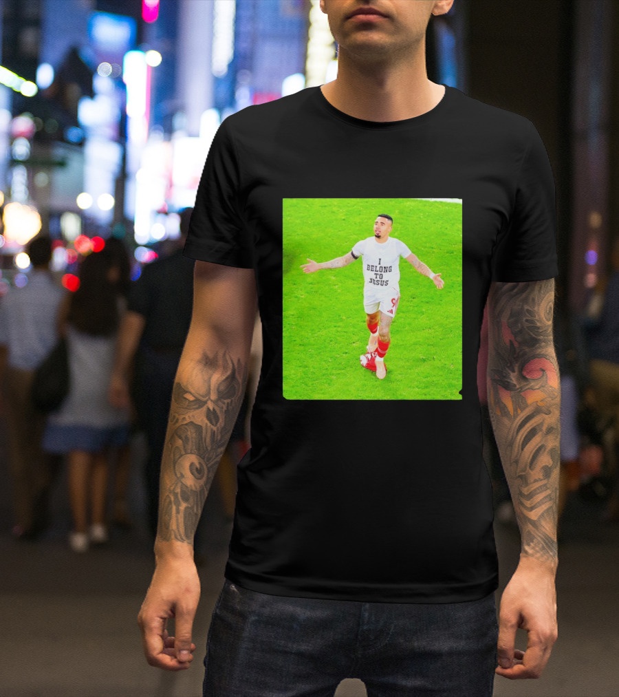 Gabriel Jesus I Belong To Jesus Arsenal FC T-Shirt