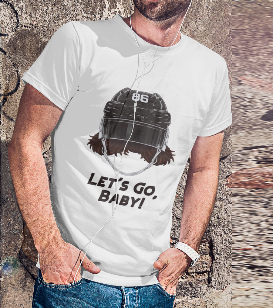 Jack Hughes Let’s Go Baby New Jersey Devils Hockey T-Shirt