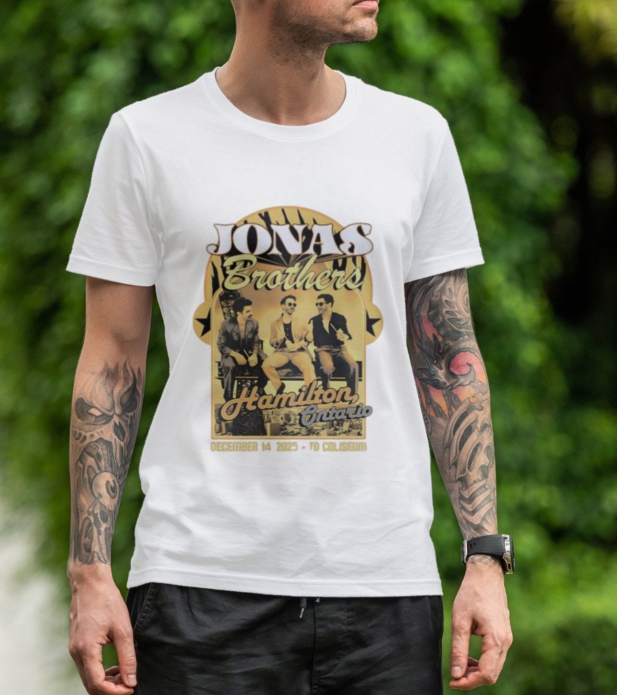 Jonas Brothers Hamilton Ontario December 14 2025 TD Coliseum T-Shirt