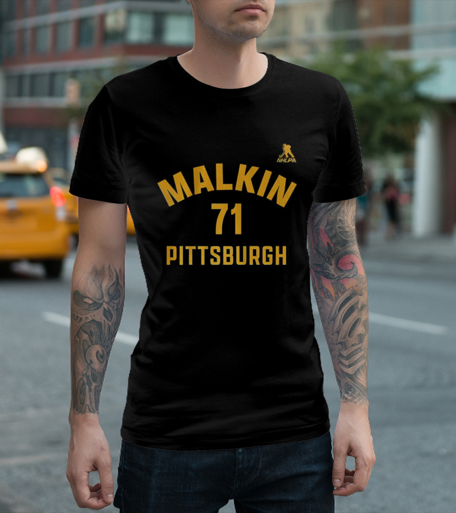 Malkin 71 Pittsburgh Penguins Ice Hockey Fan Gear T-Shirt