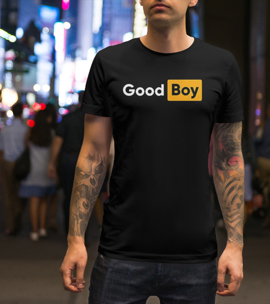Good Boy Parody Block T-Shirt