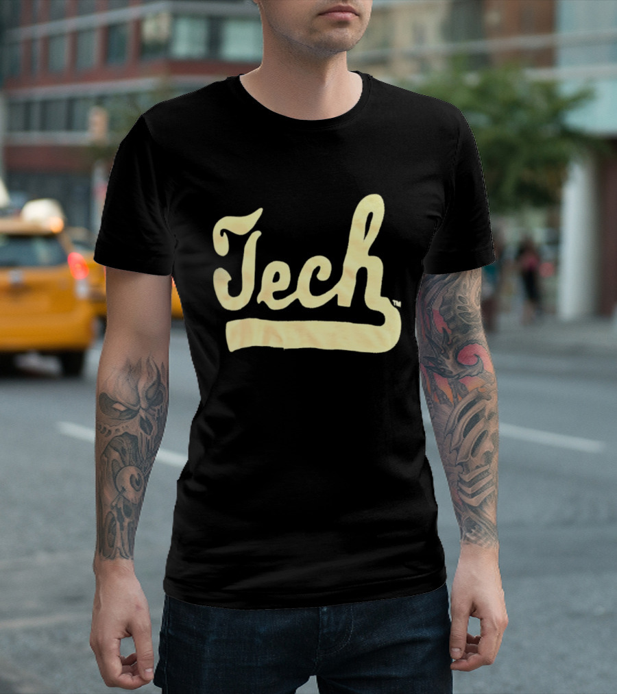 Louisiana Tech Script Font T-Shirt