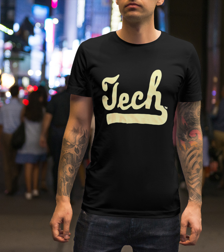 Louisiana Tech Script Font T-Shirt