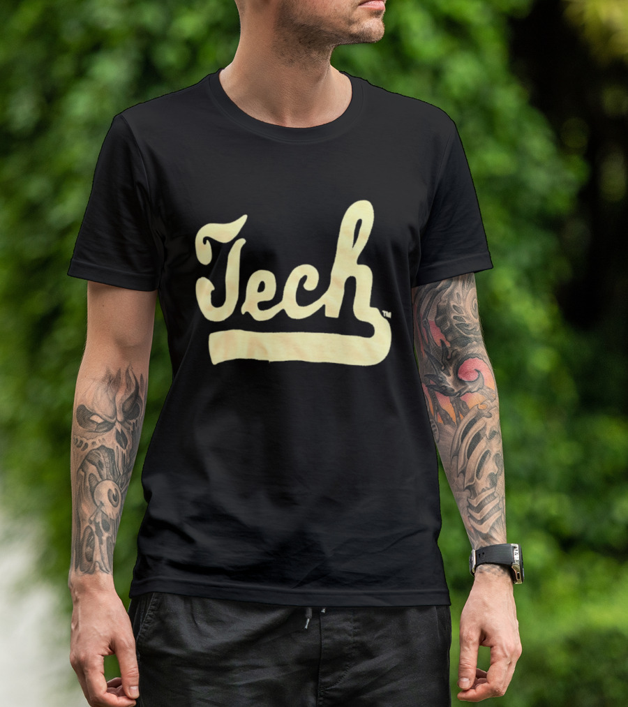 Louisiana Tech Script Font T-Shirt