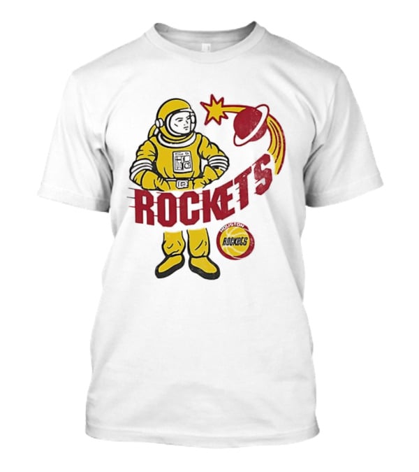 Houston Rockets Astronaut Iconic Space T-Shirt