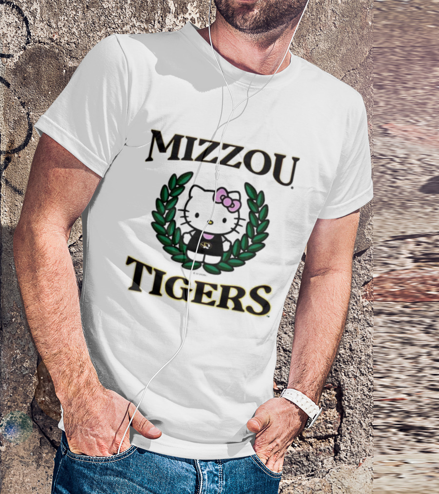Mizzou Tigers Hello Kitty University Of Missouri Fan Collection T-Shirt