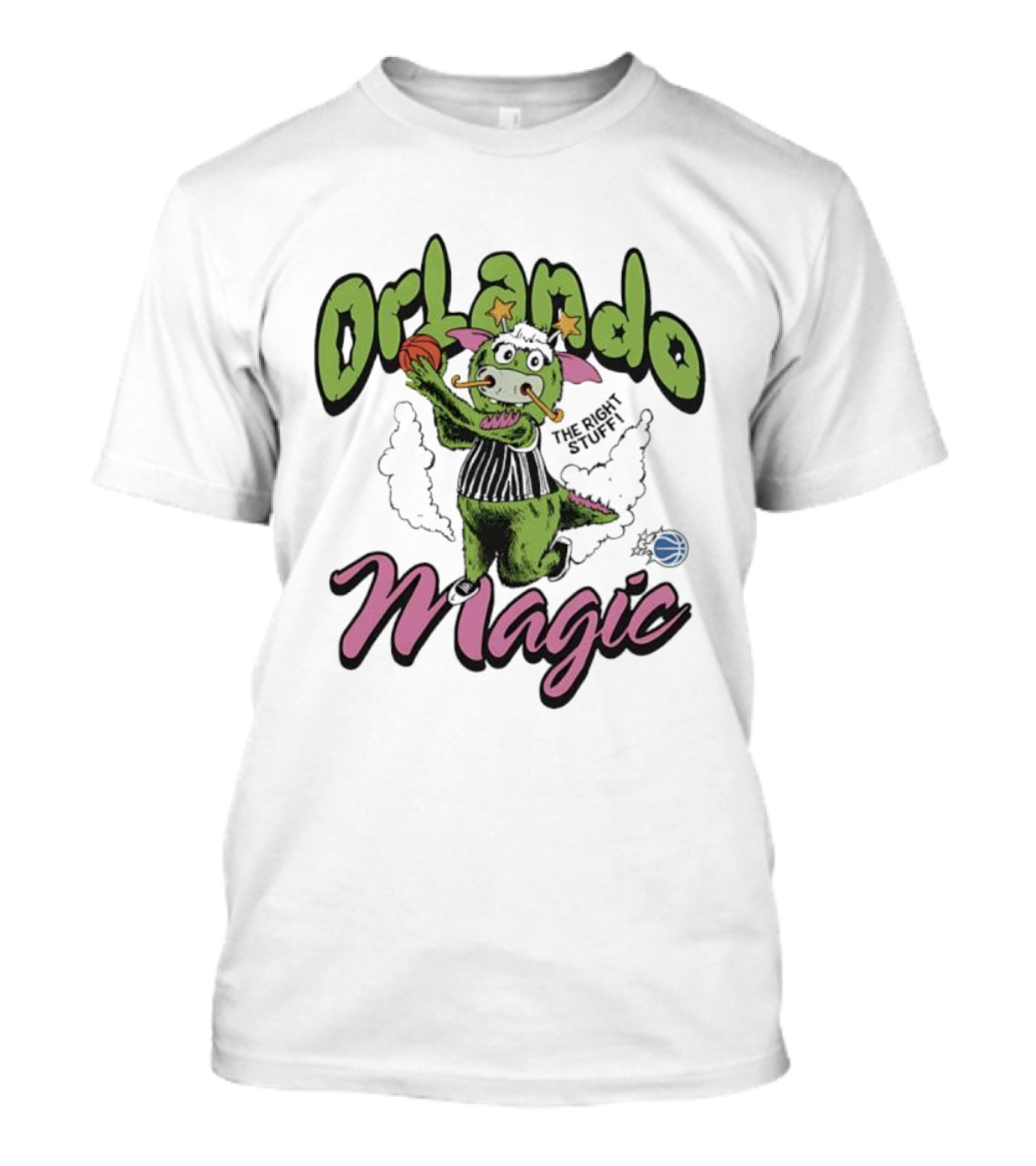 Orlando Magic The Right Stuff Mascot Basketball Creature T-Shirt