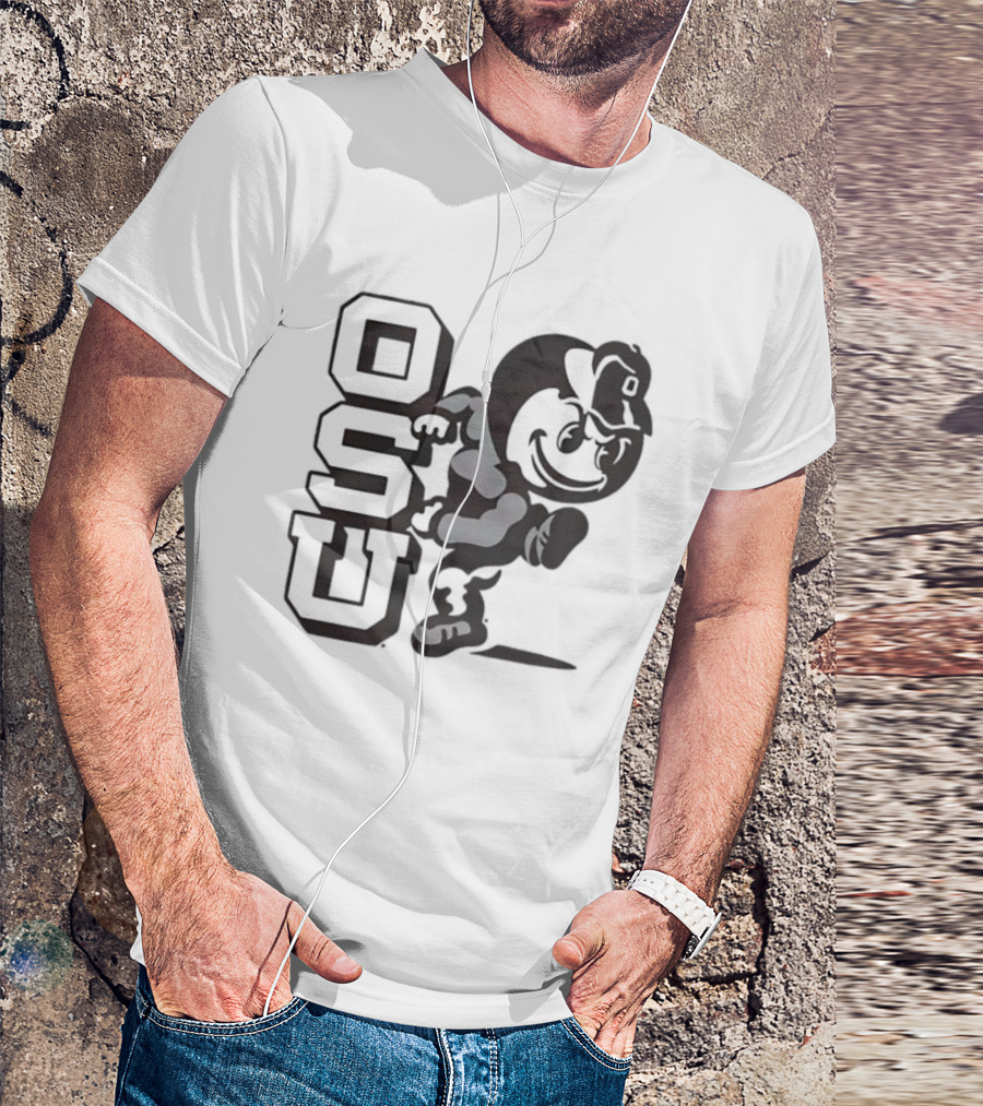 OSU Heritage Brutus Mascot Iconic Athletic Spirit T-Shirt