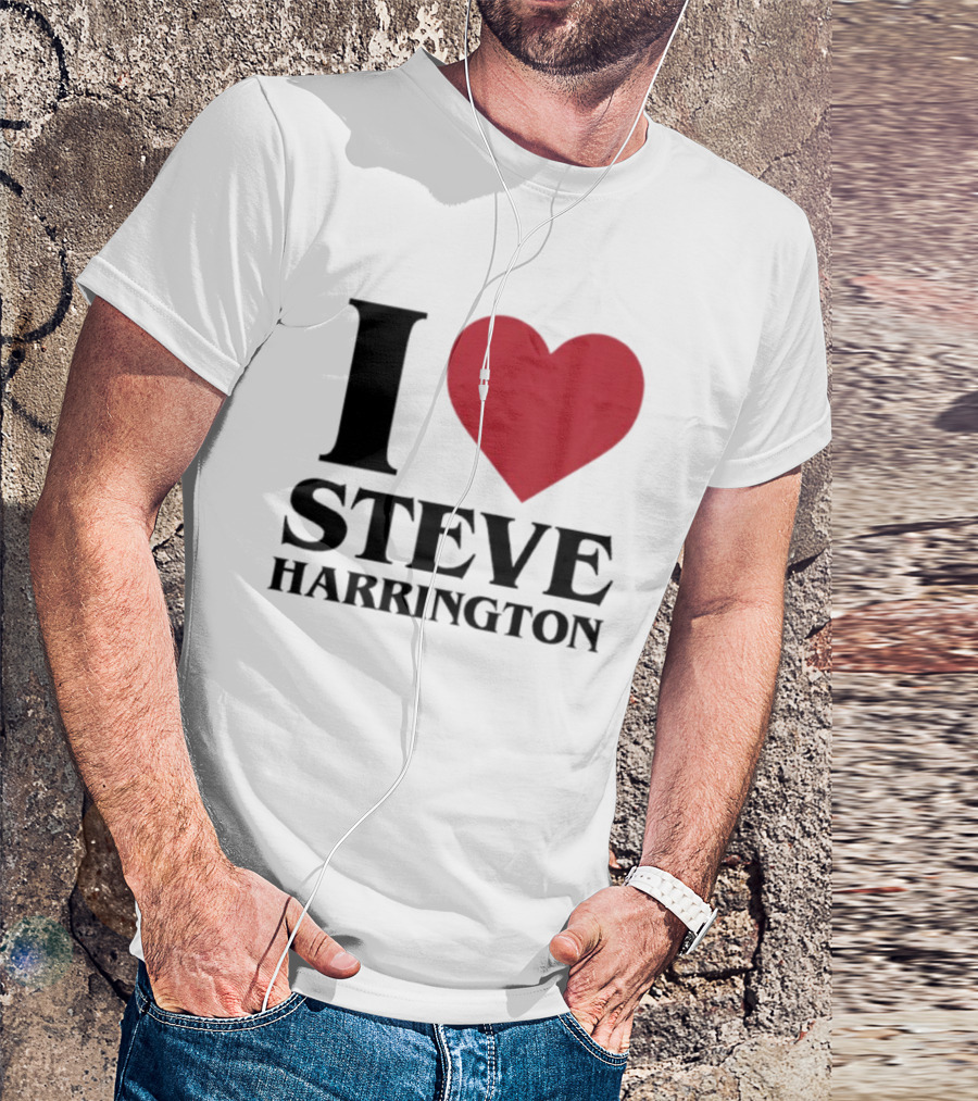 I Love Steve Harrington Heart Stranger Things T-Shirt