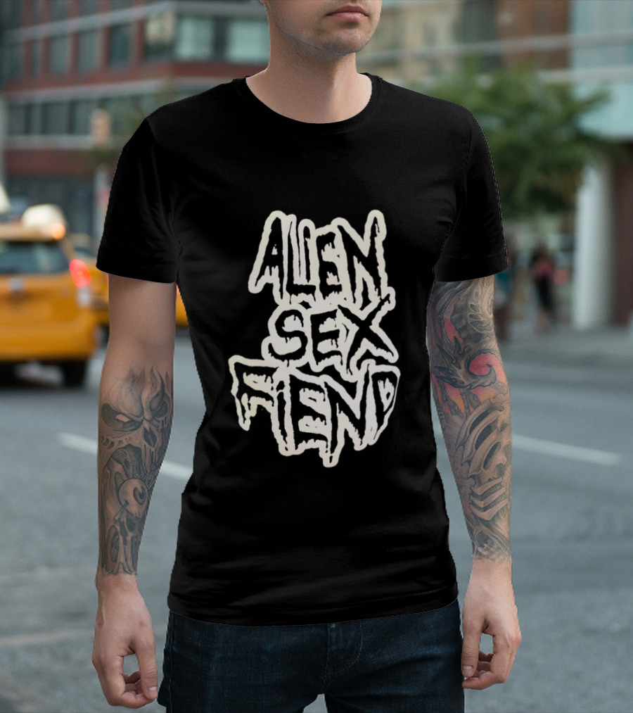 Alien Sex Fiend Bold Dripping T-Shirt