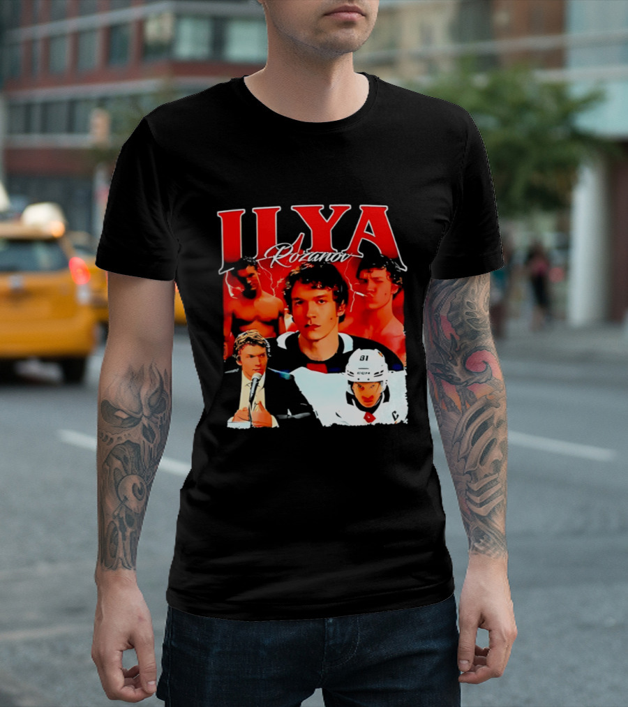 Ilya Rozanov Rivalry 90s Iconic Hockey Star T-Shirt
