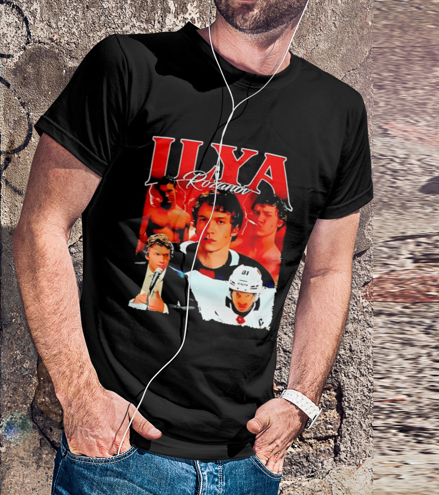 Ilya Rozanov Rivalry 90s Iconic Hockey Star T-Shirt