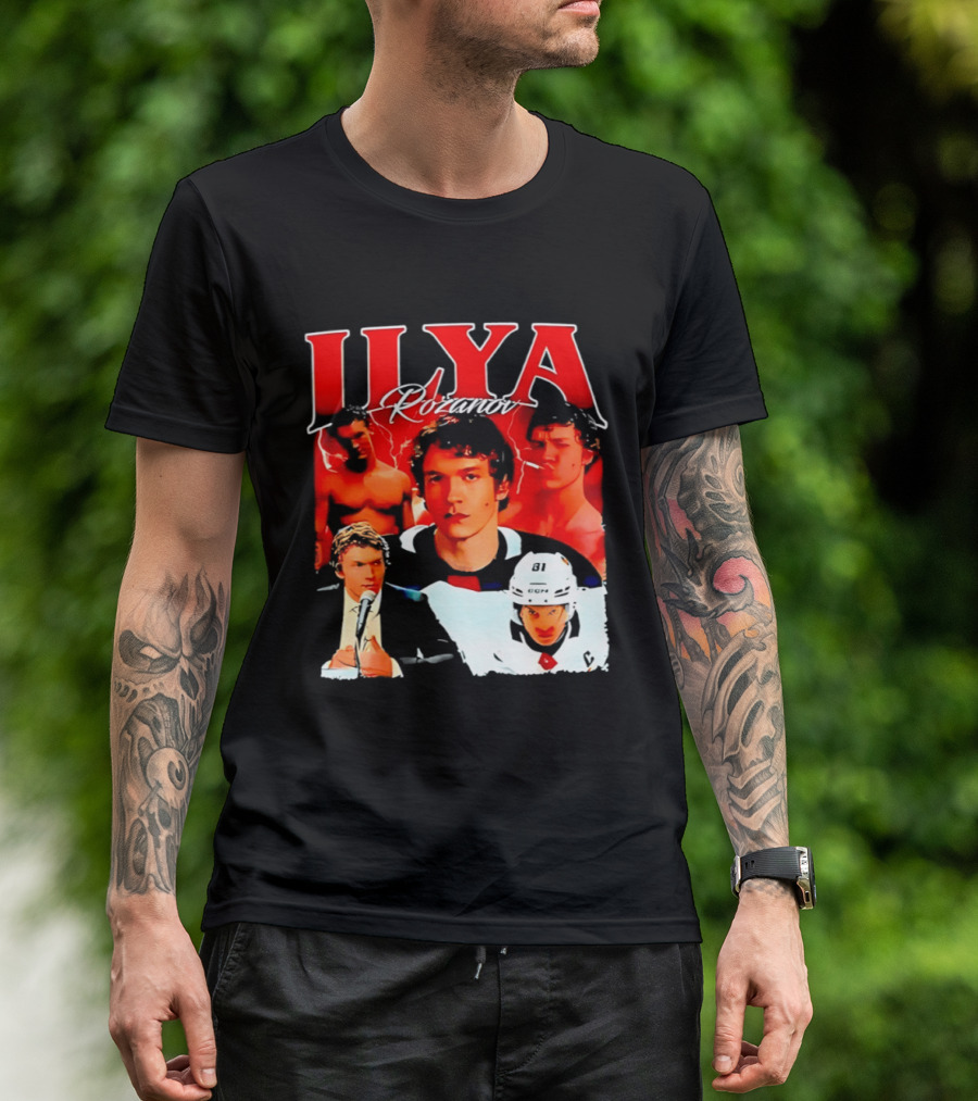 Ilya Rozanov Rivalry 90s Iconic Hockey Star T-Shirt
