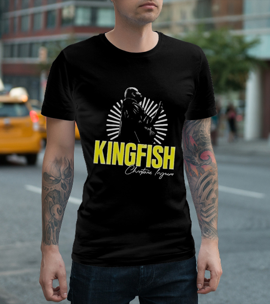 Kingfish Christone Ingram Blues Guitarist Iconic T-Shirt
